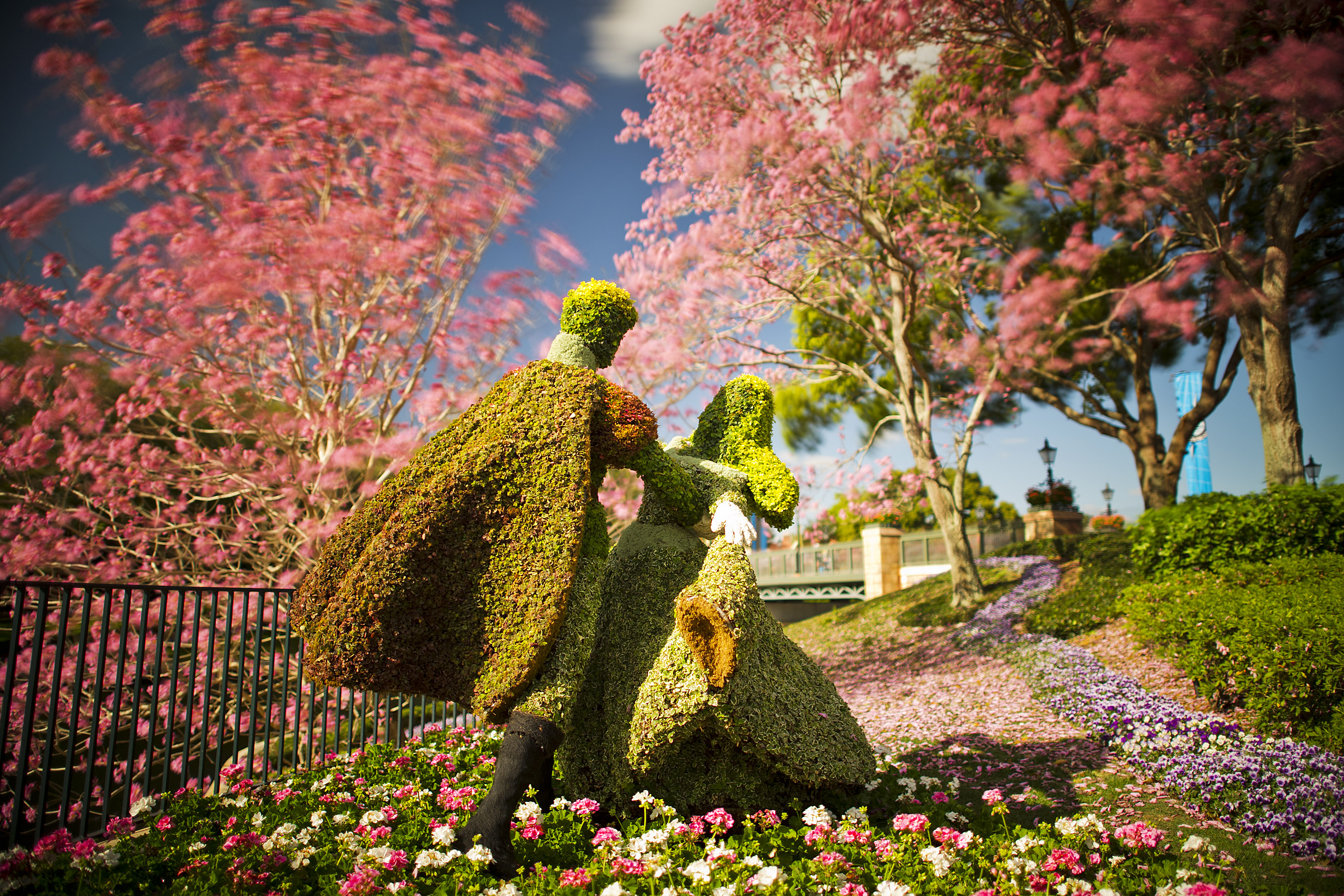 thriving ecosystems”, topiaries from frozen and much more at epcot